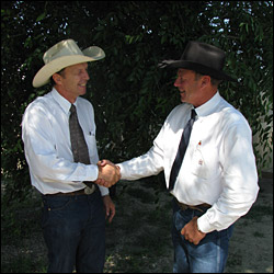 Dan Piroutek and Lonnie Arneson, Auctioneers